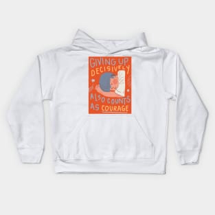 On Letting Go Kids Hoodie